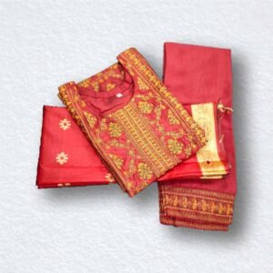 Premium Three Piece – Dark Red